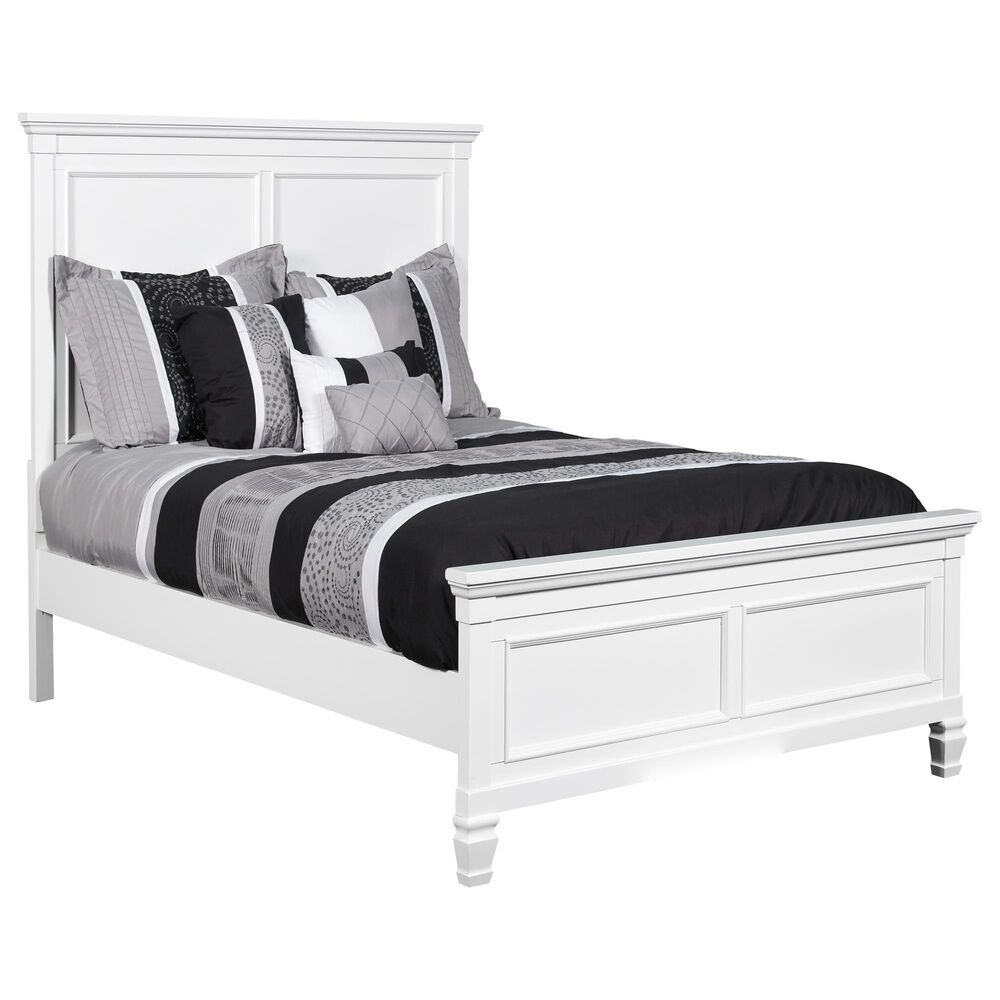 New Heritage Design Tamarack Twin Panel Bed in White, , large