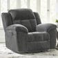 Ashley Frohn Manual Rocker Recliner in Graphite, , large