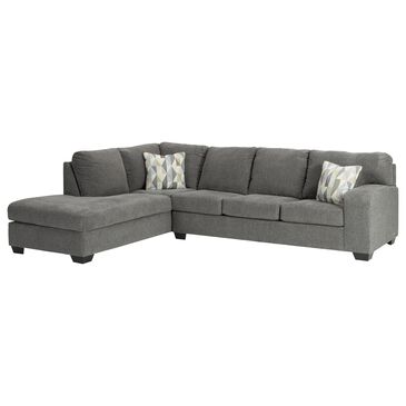 Signature Design by Ashley Dalhart 2-Piece Stationary Left Arm Facing Sectional with Chaise in Charcoal, , large
