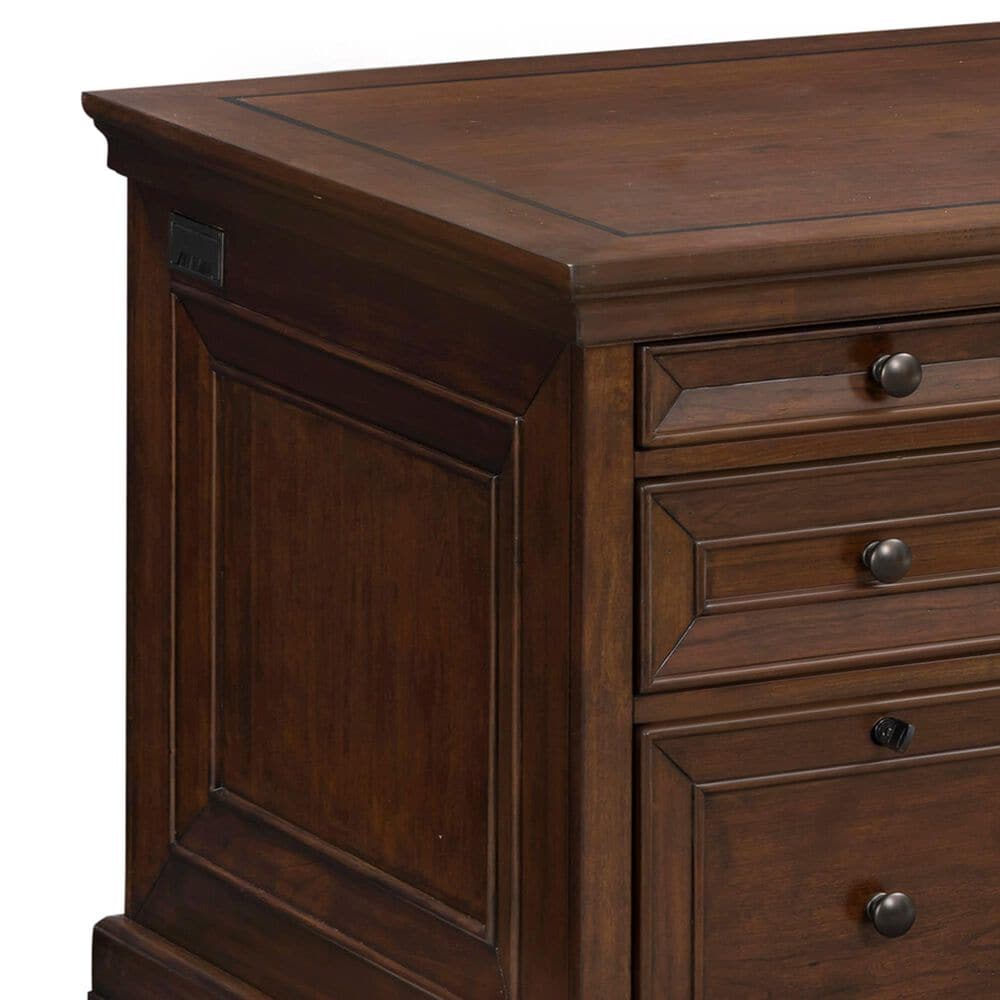 Riva Ridge Arlington Executive Desk in Classic Brown, , large