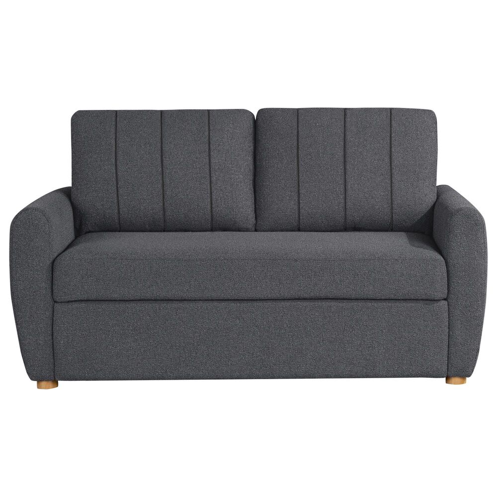 Lifestyle Solutions Galloway Convertible Sofa in Charcoal, , large