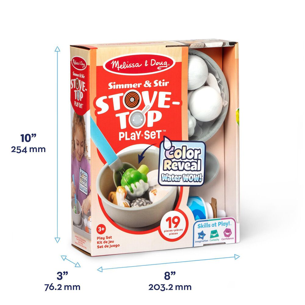 Melissa &amp; Doug Simmer &amp; Stir Stove Top Play Set, , large
