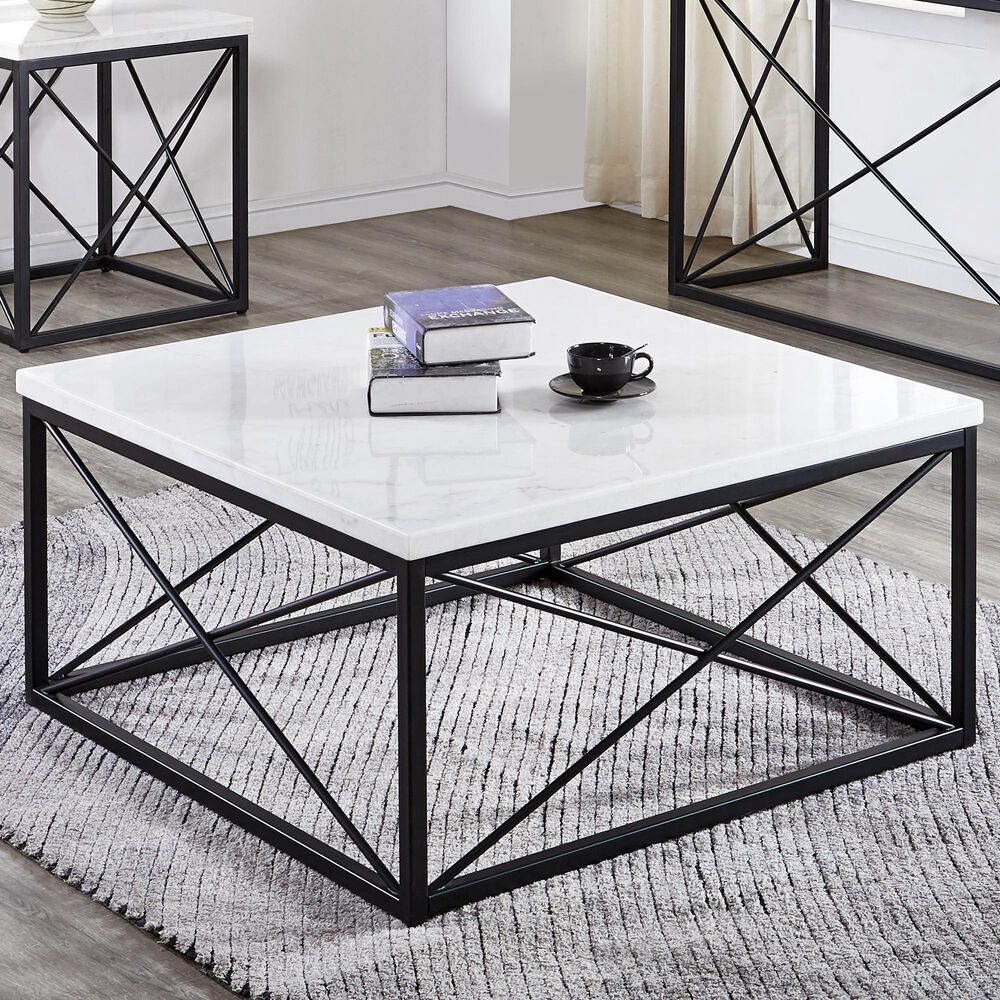 Steve Silver Smith Coffee Table in Black, , large