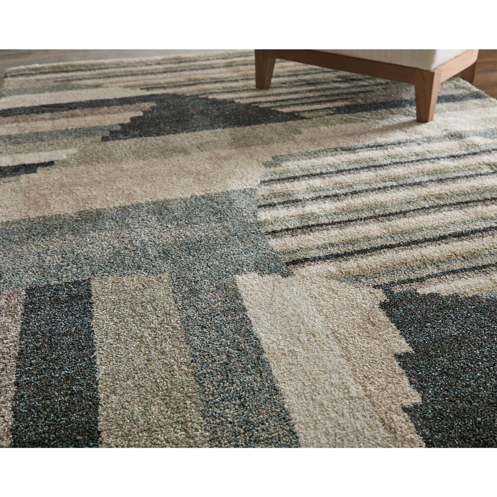 Feizy Richmond Navy and Gray 9&#39; x 12&#39; Area Rug, , large