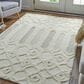 Feizy Anica 8013F 10" x 14" Ivory Area Rug, , large