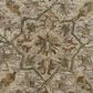 L&R Resources Sinuous Cottage Medallion 4" Round Beige and Cream Area Rug, , large