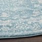 Safavieh Evoke EVK270D-5R 5"1" Round Light Blue/Ivory Area Rug, , large