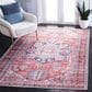 Safavieh Serapi 5"3" x 7"7" Red and Navy Area Rug, , large