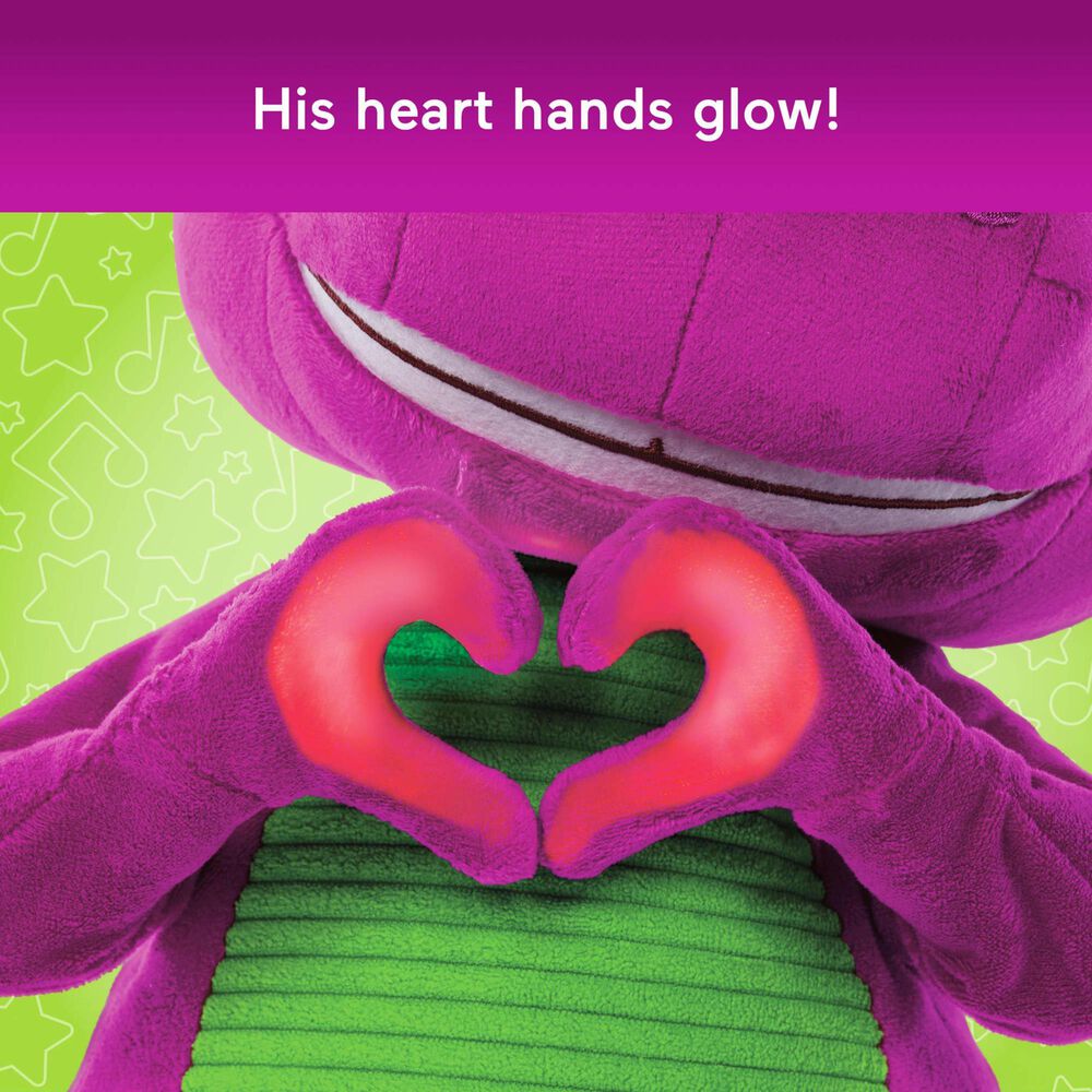 Fisher Price Barney&#39;s World Dance Moves Music Barney Plush in Multicolor, , large