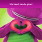 Fisher Price Barney"s World Dance Moves Music Barney Plush in Multicolor, , large