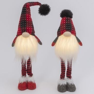 The Gerson Company 25" Standing Holiday Gnome in Multicolor (Set of 2), , large