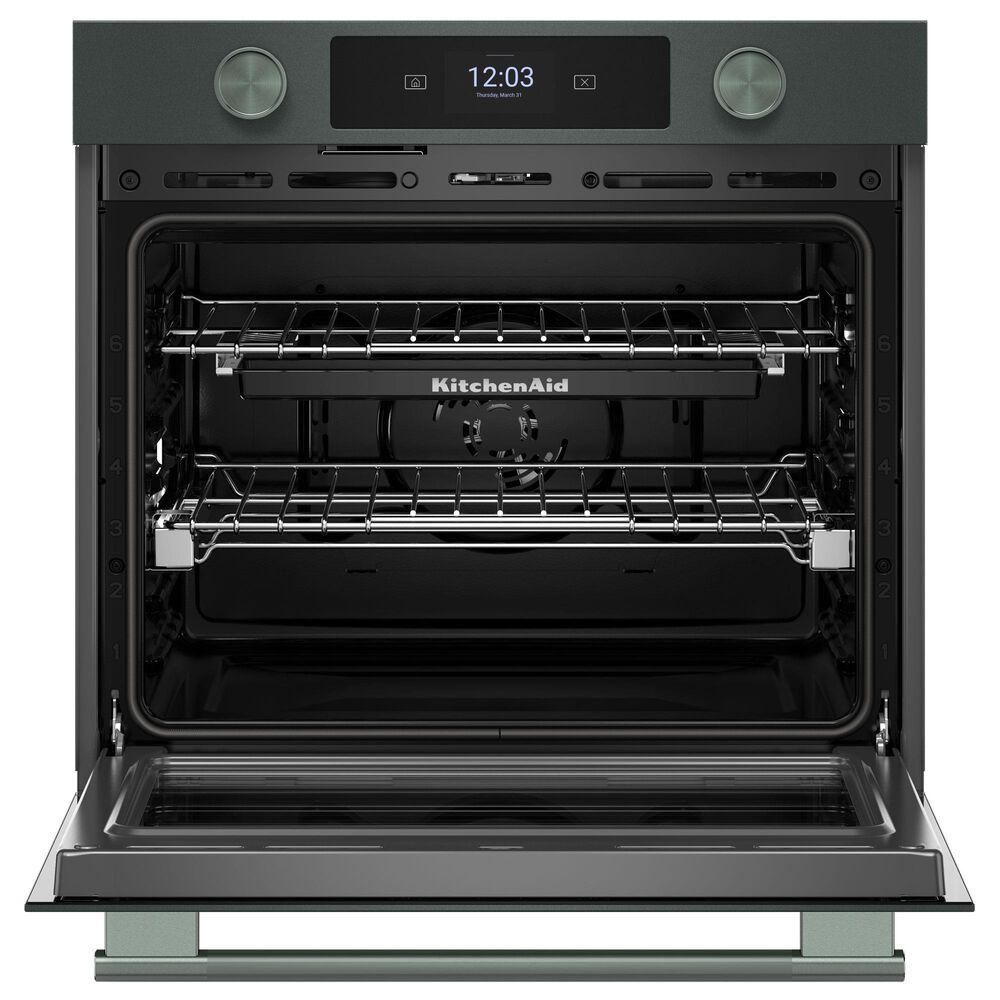 KitchenAid 2-Piece Kitchen Package with Juniper 30" Smart Single Wall Oven and Black 30" Induction Cooktop, , large