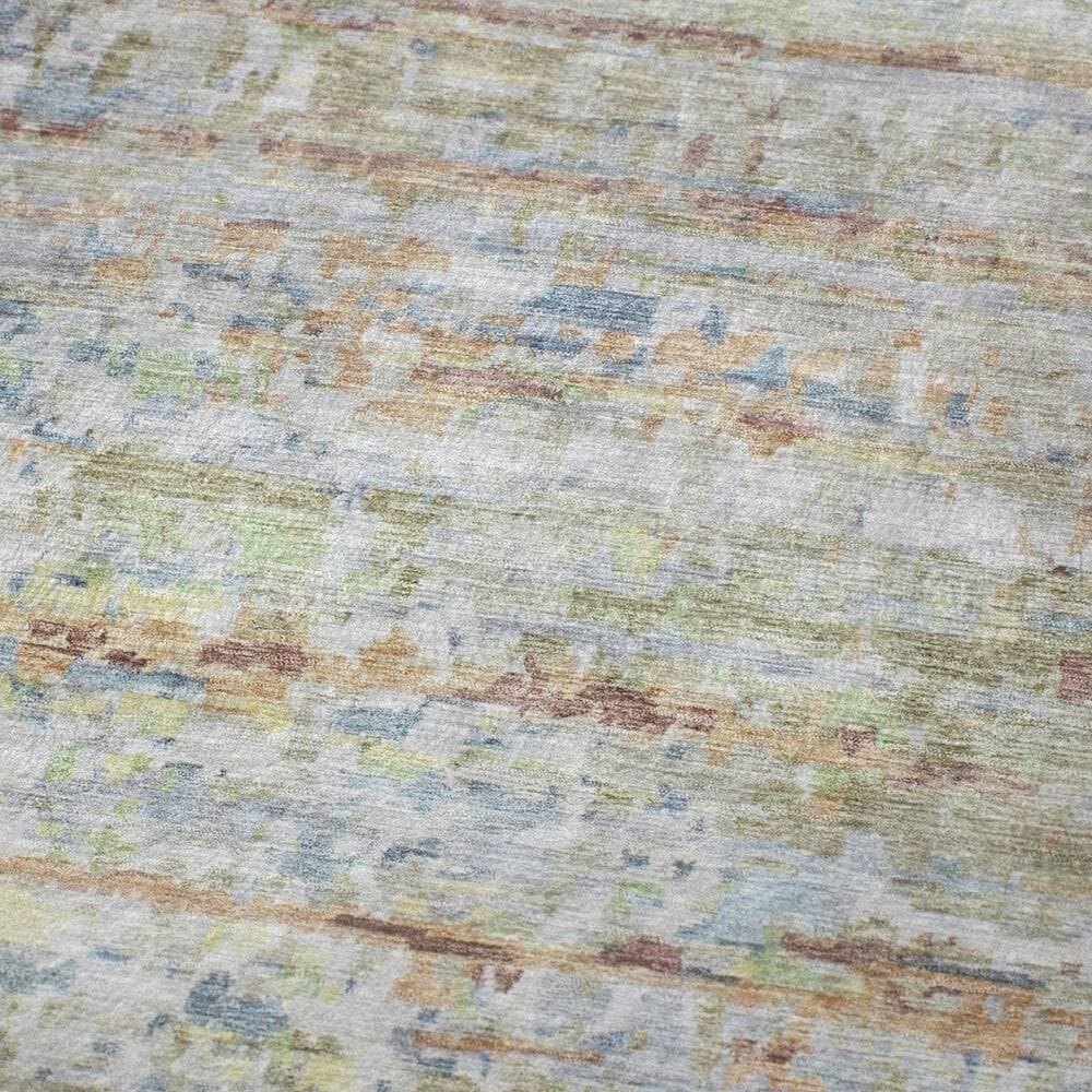 Dalyn Rug Company Boca Putty, Beige, Denim, Paprika and Copper 1&#39;8&quot; x 2&#39;6&quot; Area Rug, , large