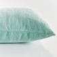 Napa Home and Garden Suri 20" x 20" Indoor/Outdoor Throw Pillow in Seafoam and White, , large