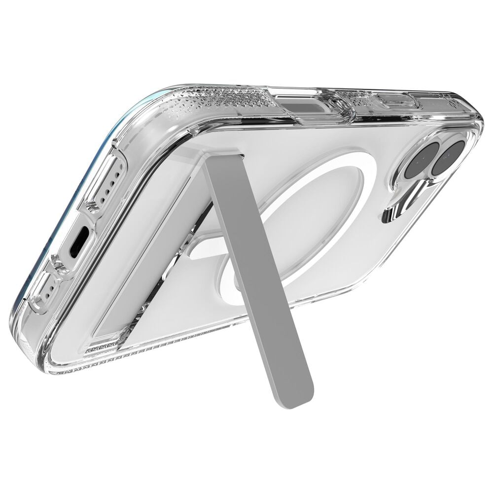 Zagg Crystal Palace Snap Case with Kickstand for Apple iPhone 17 in Clear, , large