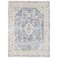 Amer Rugs Century 9" x 13" Indigo Blue and Ivory Area Rug, , large
