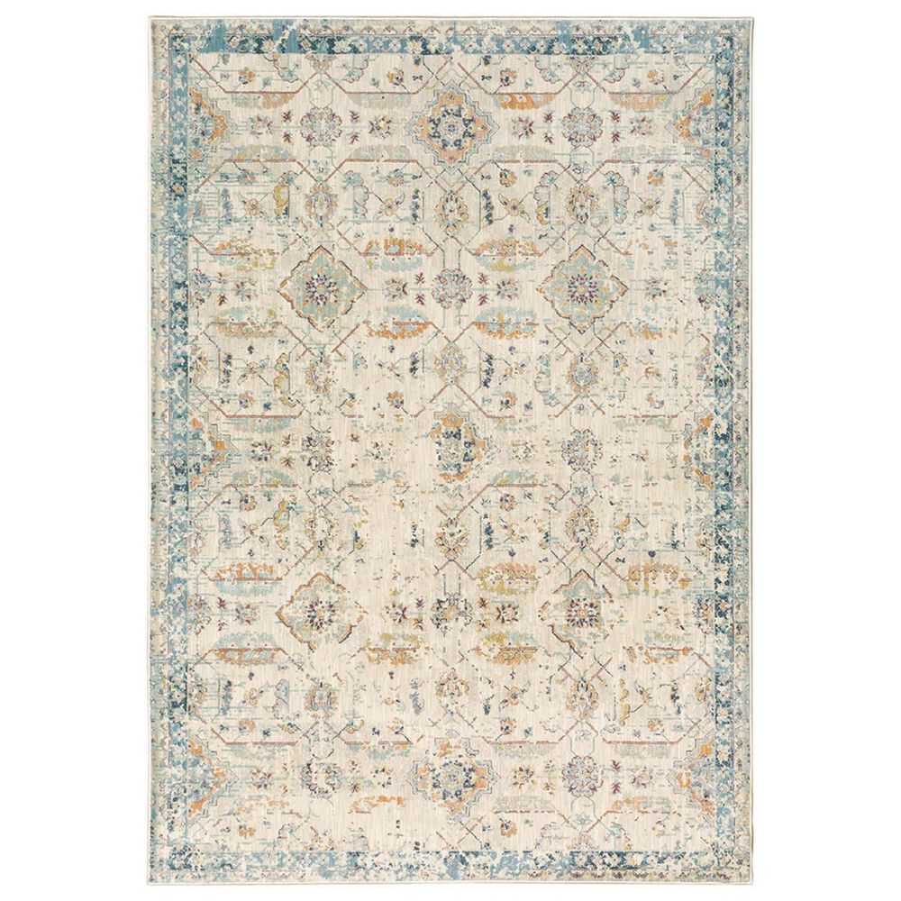 Oriental Weavers Xanadu 047H6 3"10" x 5"5" Beige Area Rug, , large