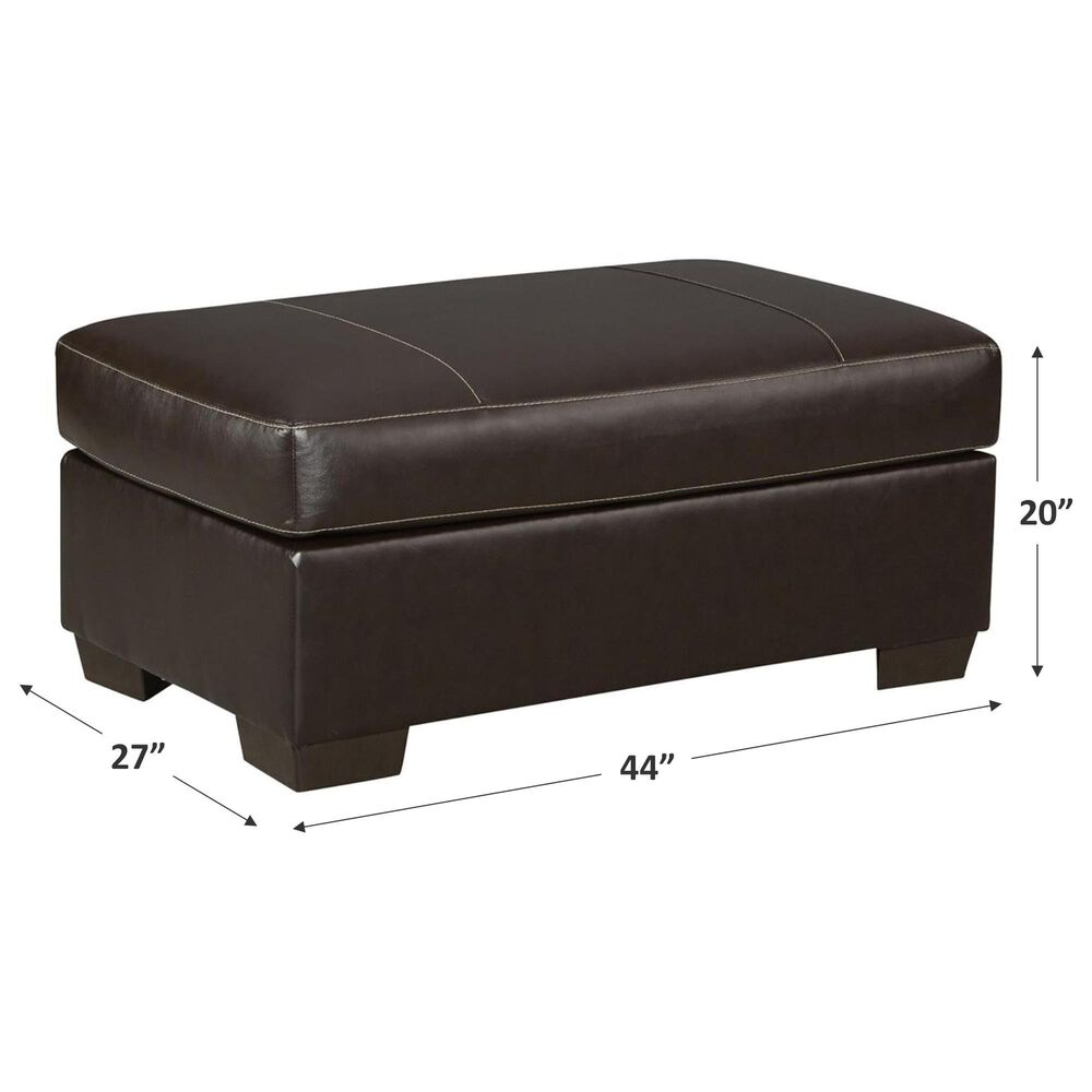 Arapahoe Home Austin Ottoman in Chocolate, , large