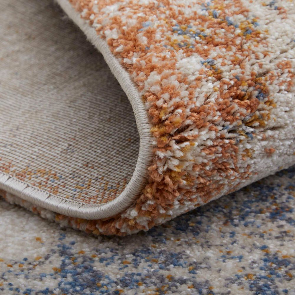 Feizy Rugs Gilmore 39MKF Blue and Ivory 5&#39;3&quot; x 8&#39; Area Rug, , large