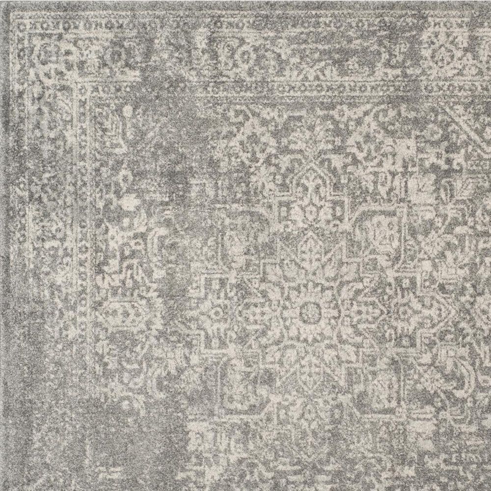Safavieh Evoke EVK256S 2&#39;2&quot; x 11&#39; Silver and Ivory Runner, , large