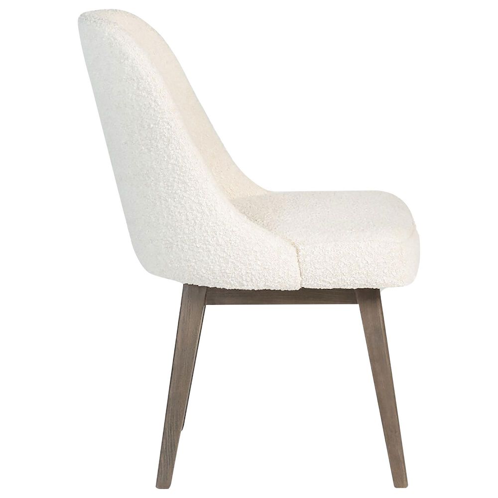 Alder and Tweed Jackie Side Chair with Warm Cotton Fabric in Moderna Brown, , large