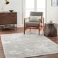Surya Brunswick 12" x 15" Cream, Tan, Blue, Taupe, Dusty Pink and Seafoam Area Rug, , large