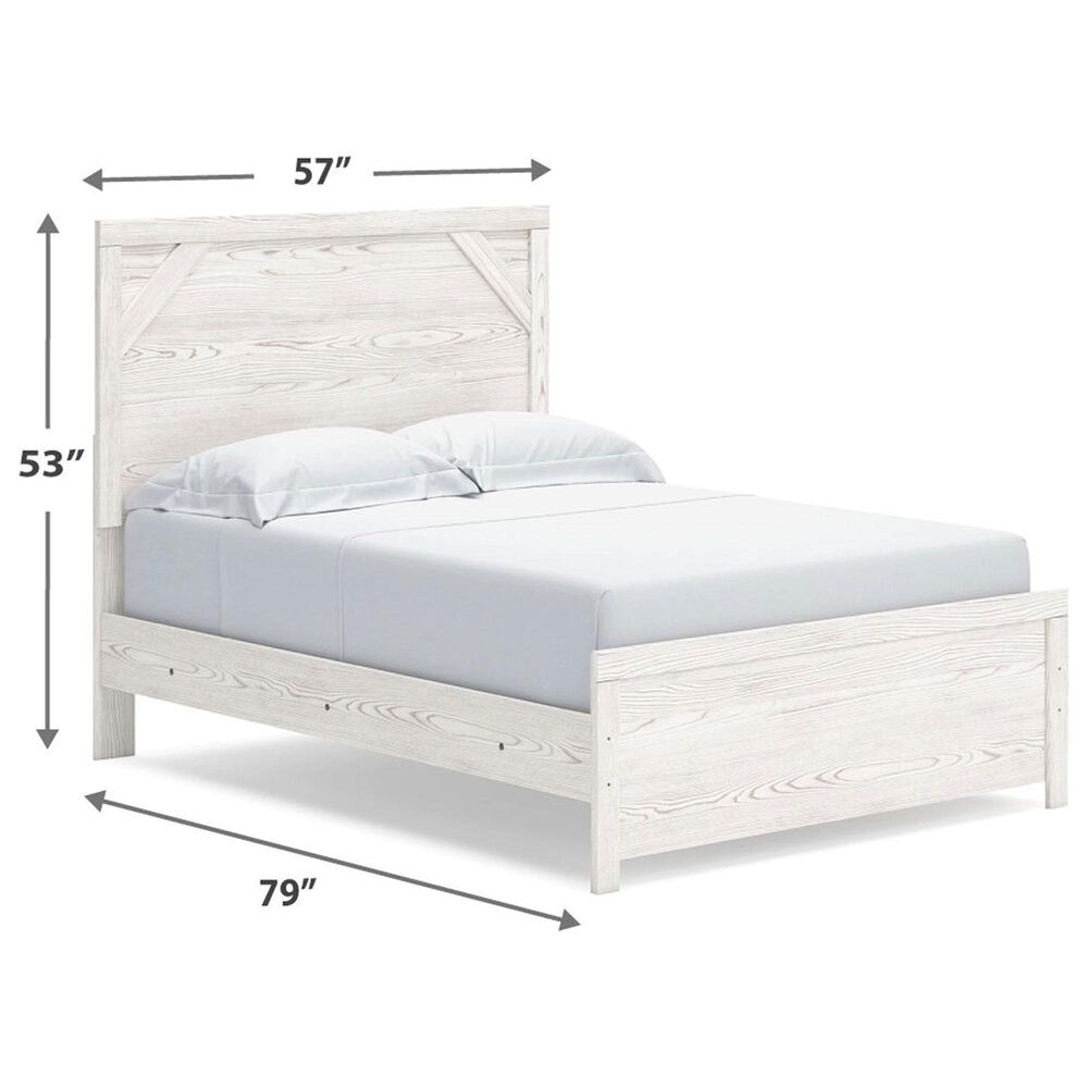 Ashley Gerridan Full Panel Bed in White, , large