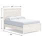Ashley Gerridan Full Panel Bed in White, , large