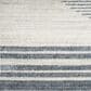 Nourison Astra Machine Washable ASW05 6"7" x 9" Ivory and Blue Area Rug, , large