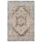 Surya Laila 5"3" Round Teal, Burnt Orange, Gray, Sage and Cream Area Rug, , large