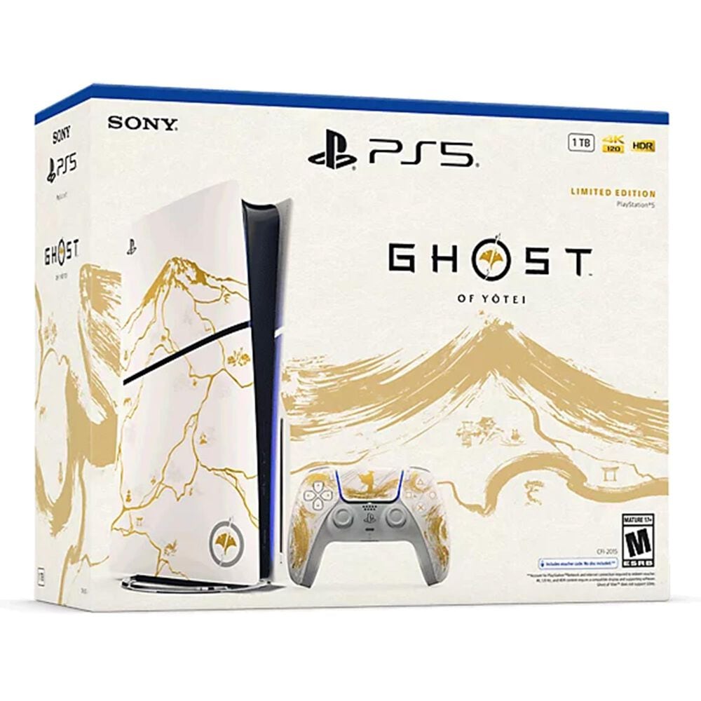 Sony PlayStation 5 Console - Ghost of Yotei Gold Limited Edition Bundle, , large