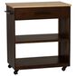 Linden Boulevard Giovanna Kitchen Cart in Brown and Natural, , large