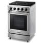 Thor Kitchen 24" Freestanding Professional Gas Range with Storage Drawer in Stainless Steel, , large