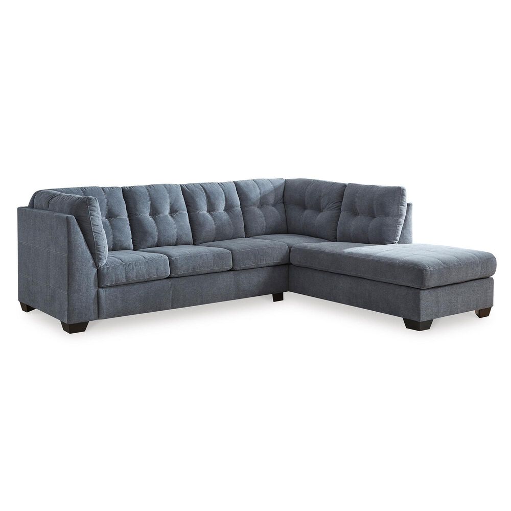 Ashley Marleton 2-Piece Right Facing Sectional with Chaise in Denim, , large
