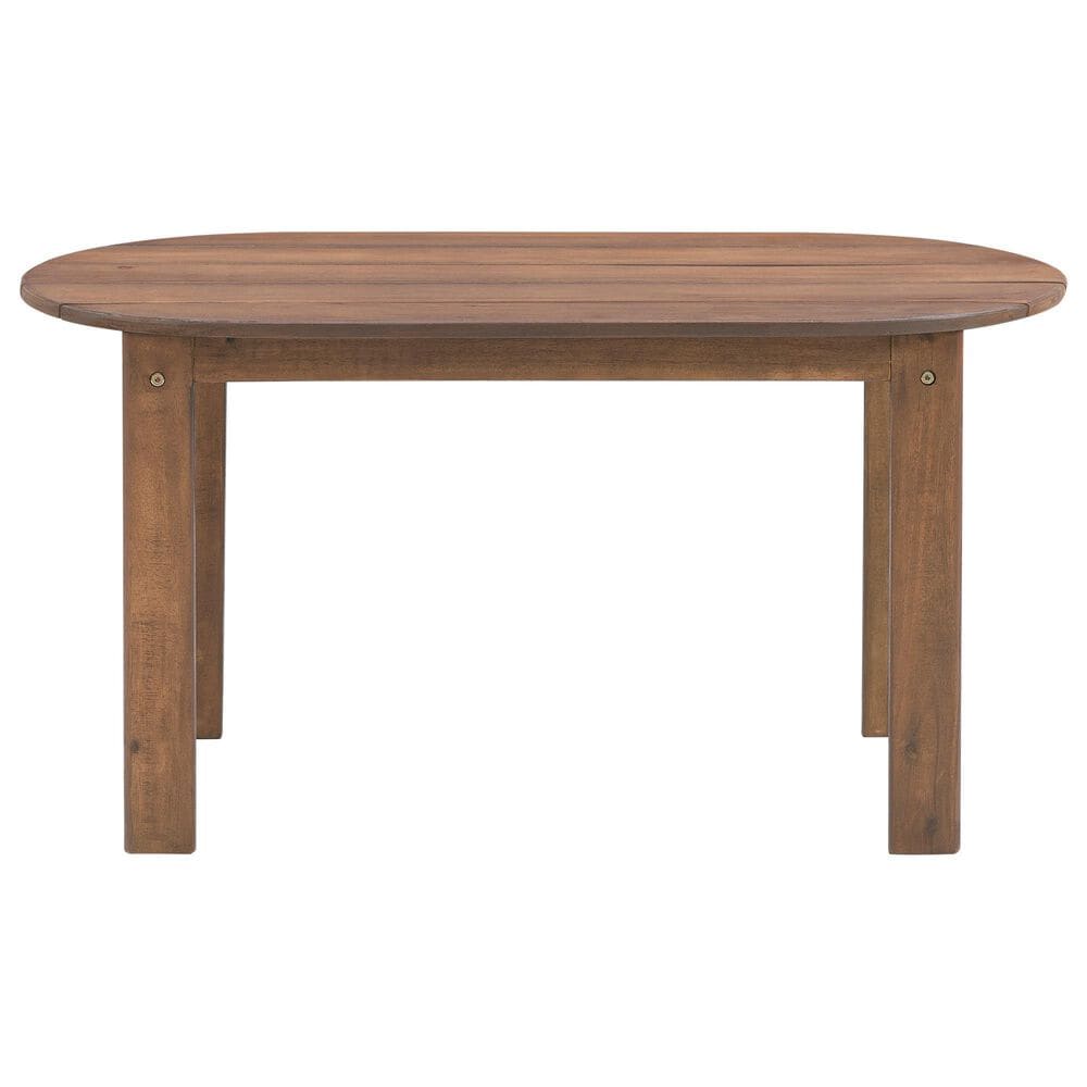 Linon Home Decor Adirondack Coffee Table in Brown, , large