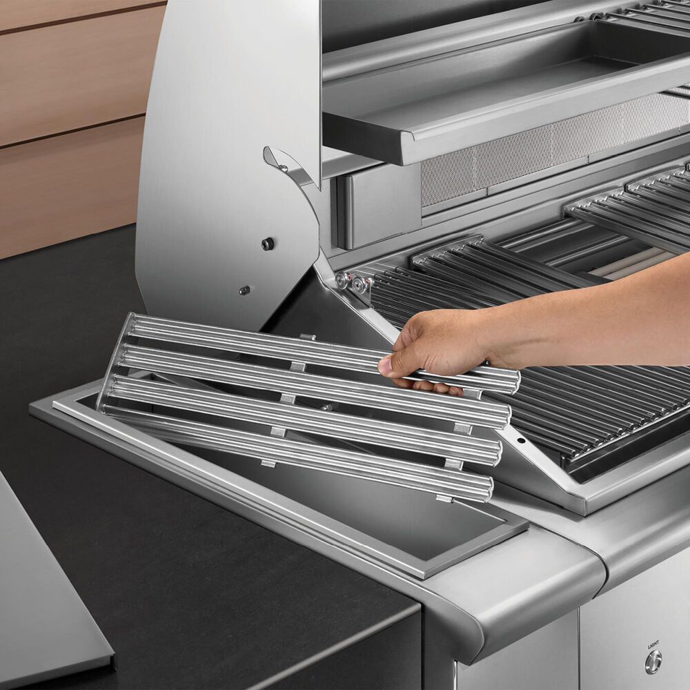 DCS Series 9 48&quot; Built-In Natural Gas Grill with Charcoal Tray in Stainless steel, , large