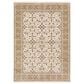 Oriental Weavers Maharaja Domica 1J 2"3" x 7"6" Ivory and Gold Scatter Rug, , large