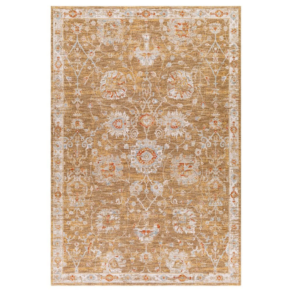 Surya Avant Garde AVT-2320 2"7" x 4" Orange, Blue and Beige Area Rug, , large