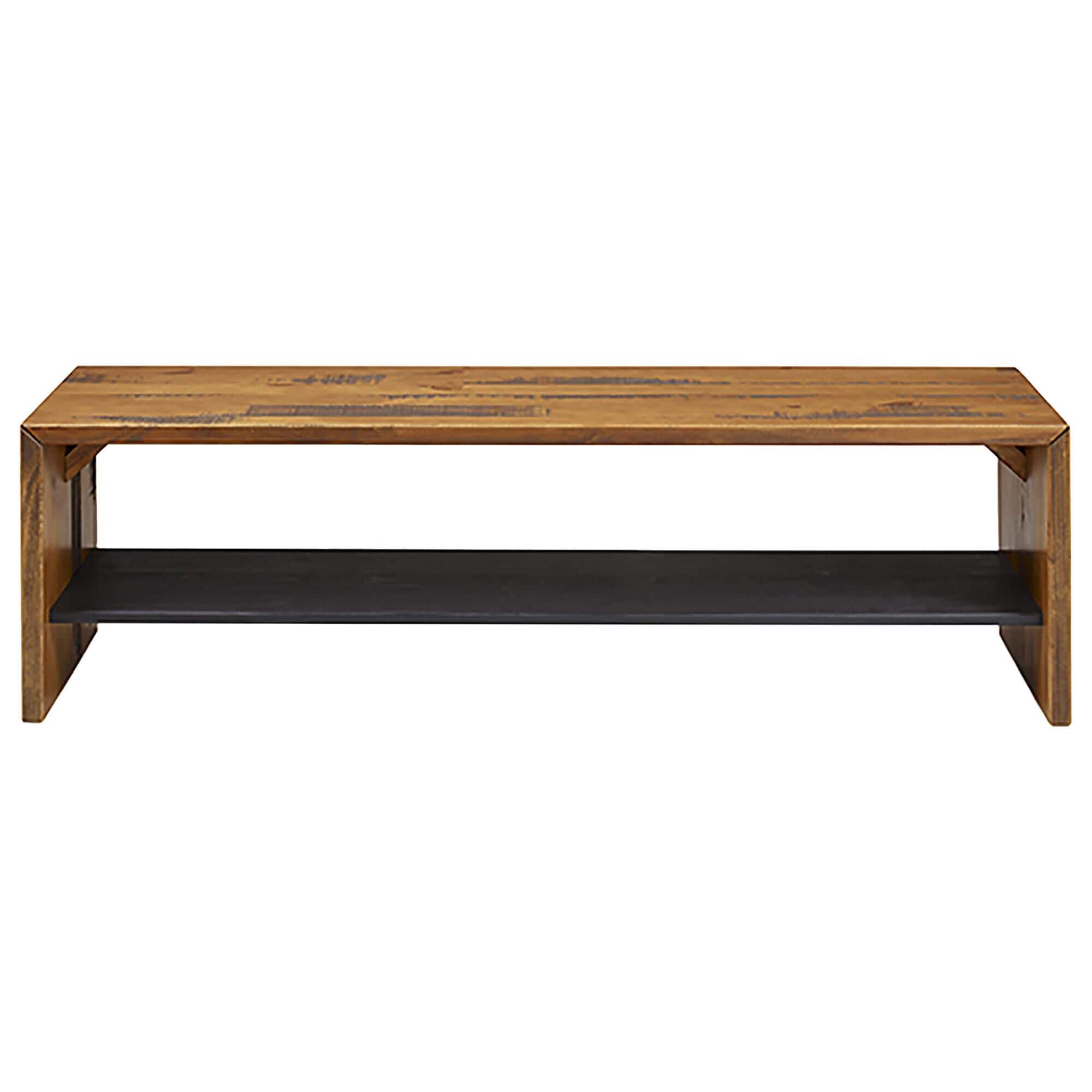 Walker edison solid rustic reclaimed wood entry bench sale