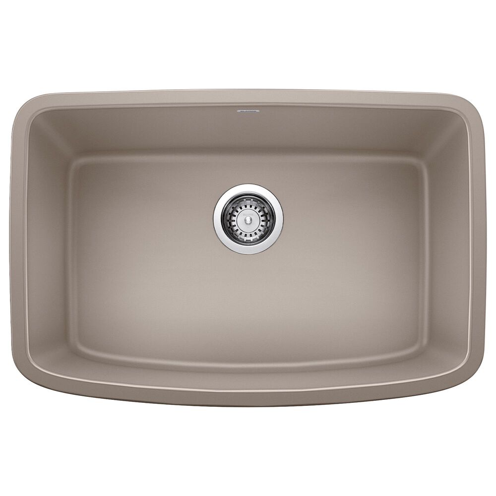 Blanco Valea 27" Single Bowl Kitchen Sink in Truffle, , large