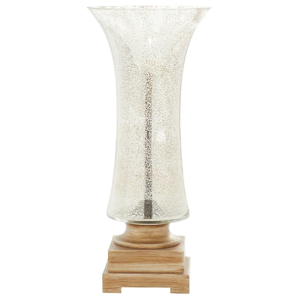 Maple and Jade 18&quot; Glam Uplight in Warm Brown &#40;Set of 2&#41;, , large