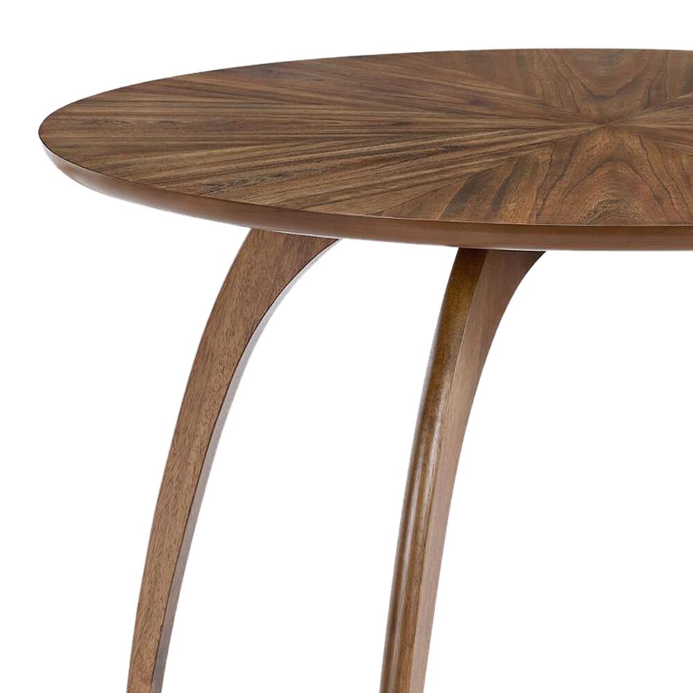 Martin Svensson Home Lax Round Dining Table in Walnut - Table Only, , large