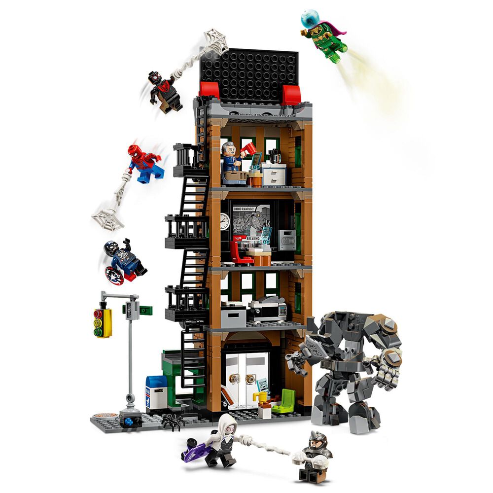LEGO Marvel Spider-Man vs. Mysterio - The Daily Bugle Building Set, , large