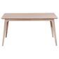 New Heritage Design Oscar 5-Piece Rectangular Dining Set in White Ash, , large