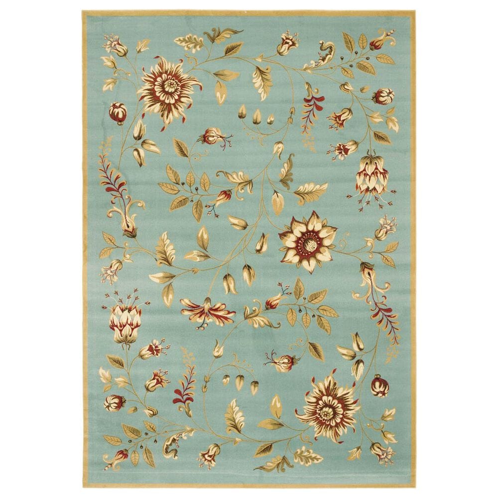 Safavieh Lyndhurst LNH552 8" x 11" Blue and Multicolor Area Rug, , large