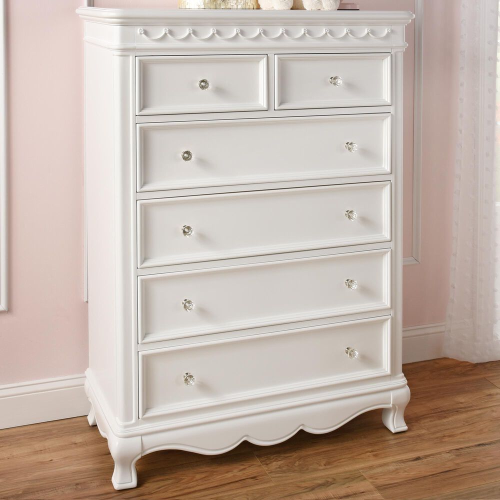 Suite Bebe Adelina 6-Drawer Chest in Pure White, , large