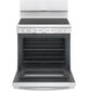 GE Appliances 30" Freestanding Self-Cleaning Radiant Front-Mount Range in White, , large