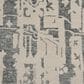 Nourison Silk Shadows 2" x 3" Ivory and Grey Area Rug, , large