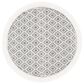 Safavieh Natura 6" Round Ivory and Black Area Rug, , large