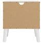 Ashley Piperton Nightstand in White and Brown, , large